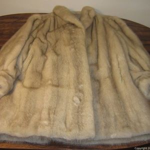 Vintage Mink Fur Coat Size S